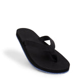 Men’s Flip Flops Sneaker Sole - Black/Indigo Sole