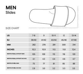 Men's Slides - Black Polkadots