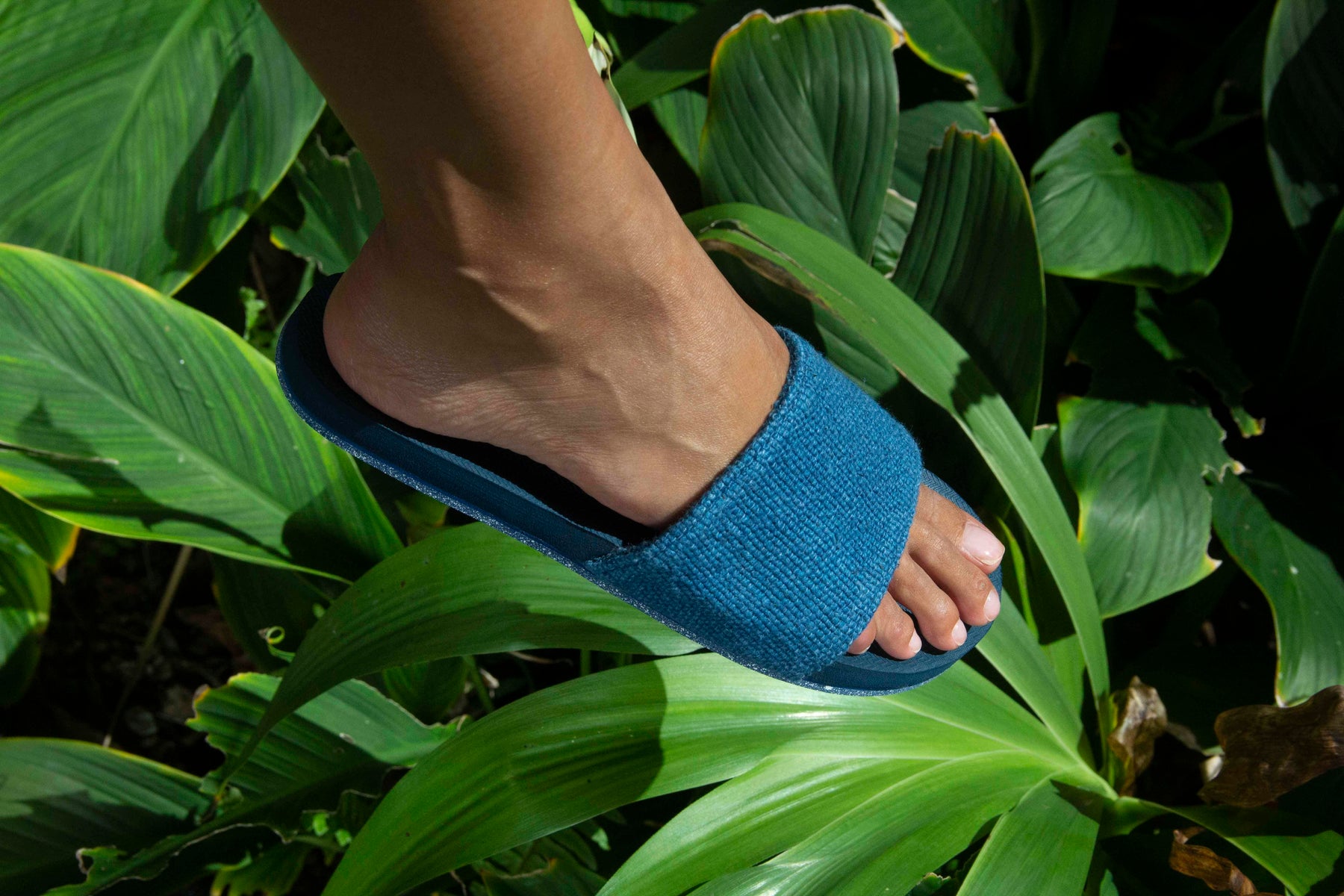 Women's Flip Flops Recycled Pable Straps - Indigo/Shore
