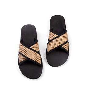 Men’s Sandals Cross Weave - Black/Batit Light