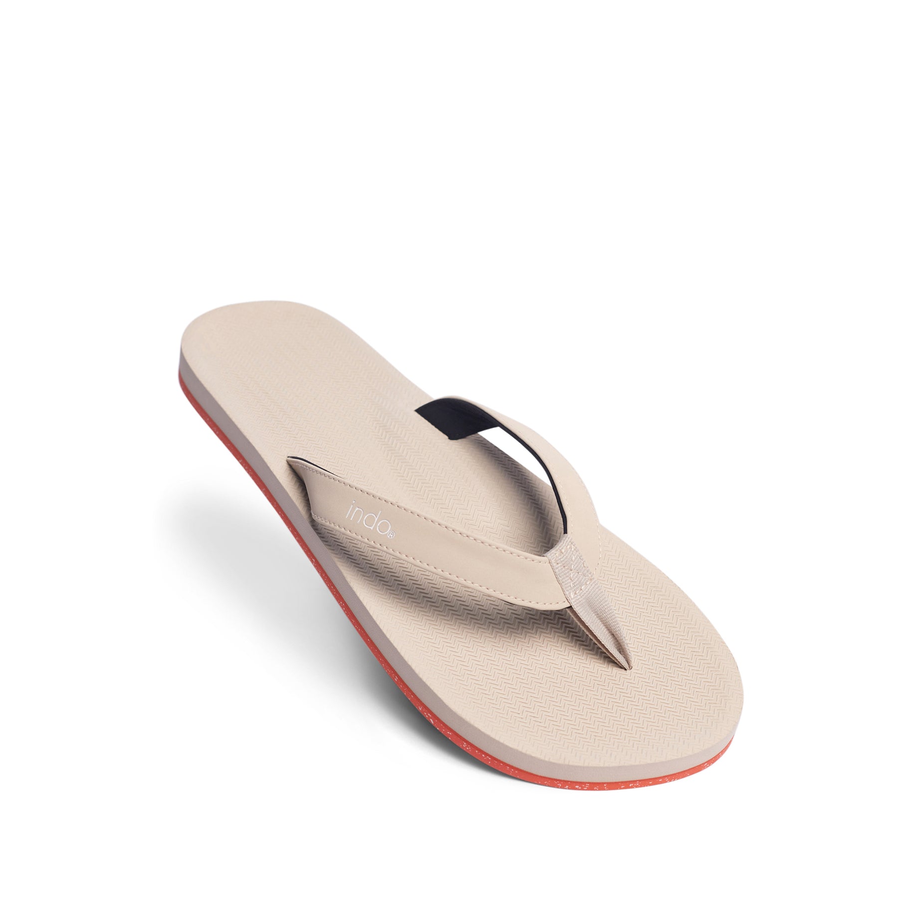 Men’s Flip Flops Sneaker Sole - Orange / Sea Salt-Sea Salt