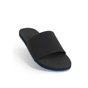 Men’s Slides Sneaker Sole - Black/Indigo Sole