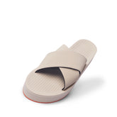 Women’s Sandals Cross Platform Sneaker Sole - Sea Salt/Orange