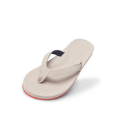 Women’s Flip Flops Sneaker Sole - Sea Salt/Orange Sole