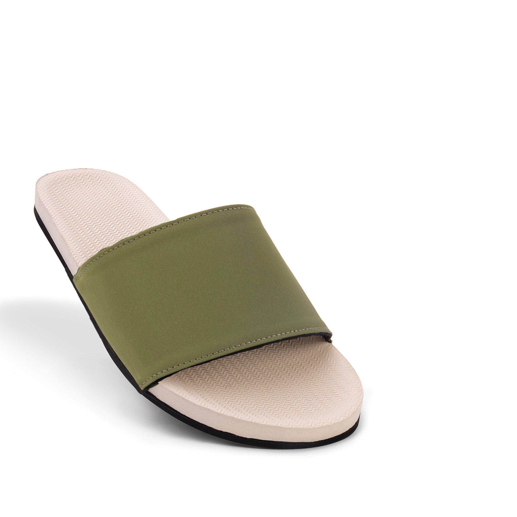 Men's Slides Color Combo - Sea Salt/Vintage Leaf
